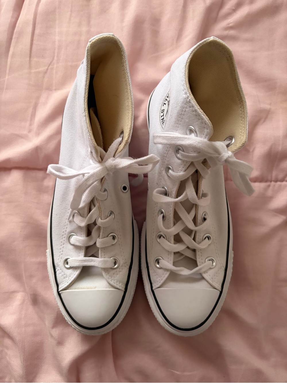 White Platform Converse - Picture 2 of 7